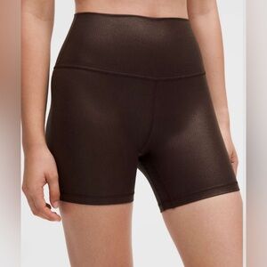 lululemon athletica Brown Bike Shorts